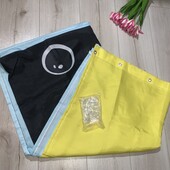 Нова ,але є нюанс.Штора з кільцями для ванної кімнати 185*200см.