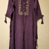 Платье туника с вышивкой
