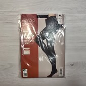 Есмара! Капронові жіночі термо колготки 36/38 євро, 80 ден, чорні! Лот 1