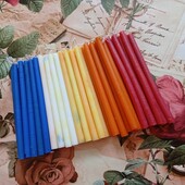 Набір 40 різнокольорових свічки. Довжина 14см Можно докупити