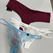 443. Стрінги, Бразиліани мереживні 3 шт xl