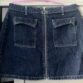 Джинсова спідниця на змійці miss selfridge m l