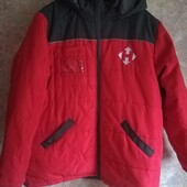 Тепла подовжена курточка уніформа Нова пошта.