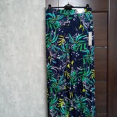 Новые брендовые трикотажные вискозные брюки-трубы р.16.