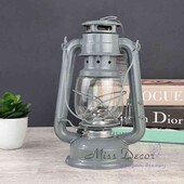 Керосиновая лампа. Цвет серый