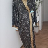 Kmn gang домашній атласний халат принт корони S-M розмір