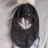 Тепленька шапка-шлем