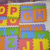 Eva килимок великий! англійська абетка 28шт