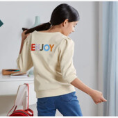 Укорочений світшот на байку, атласна аплікація на спині від Tchibo (німеччина) розмір 170-176