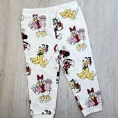 Disney Mickey .Утеплені спортивні штани для дівчини 98 (24-36 місяців)