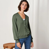 Классная кофта на пуговицах, кардиган, tchibo, р. 40/42 евро, наш 46-50