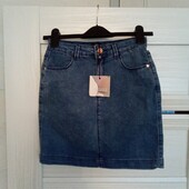 Розпродаж!!! Брендовая новая джинсовая юбка р.10-12.
