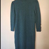 Otto grap wien австралія вовняна сукня у бирюзовому кольорі