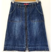 Культова джинсова спідниця міді S.Oliver HauteVaultStore розмір 32 евро