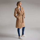 ♕ Пальто з м'якої вовни в бежевому кольорі Tchibo (Німеччина) рр. наші 56-58 (Xl євро)