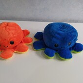 Двусторонняя мягкая игрушка Осьминог перевертыш