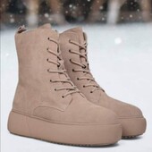 Зима! Натуральная Кожа! бежевые 36,37р