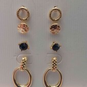 Набір сережок Trendz 4 пари сережок нескінченно багато образів