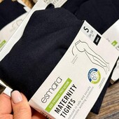 Арт.1149 капронові колготи чорні для вагітних esmara євро розмір S 36/38.