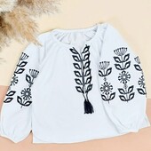 Вишиванка дитяча фулікра 116-158 кольори