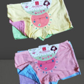 Трусики шортики 3 штуки асорті кольорів.
