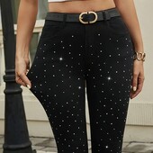 Стильні єластичні джинси в стразіках , розмір 52-58, xl