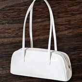 Стильна біла сумка