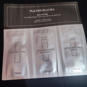 Наб пробн для обличчя Ottie Platinum Aura (тонер, 1 мл + емульсія, 1 мл + сироватка, 1 мл)
