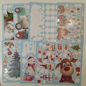 Розпродаж! Комплект наклейок на вікно 9шт. Німеччина