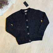 Дитяча тепла кофта-кардиган для дівчинки 122/128 см kuniboo