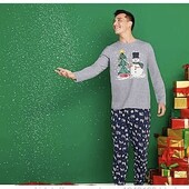 Чоловіча різдвяна піжама, Livergy, костюм для дому, розмір S 44-46