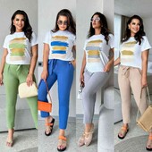 костюм кулір+льон