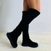 Зимние ботфорты на любую голень