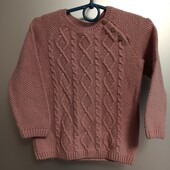 Кофта теплая вязаная 2-3 года