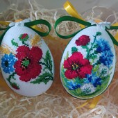 Великодні вишиті писанки(набір на вибір)