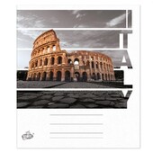 Зошит 96 аркушів у клітинку кольорова обкладинка Серія 2634 Скарби цивiлiзацiй