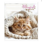 Зошит 7 шт на 12 аркушів у косу лінійку 2543 Маленькi лапки