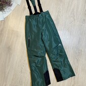 Зимові лижні термо штани на підтяжках для хлопчика 134/140 см crivit sports