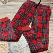 Плюшевые пижамные штаны размер С