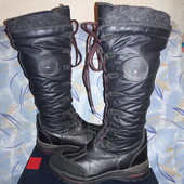 Кожаные сапожки.р.р.39.стелька 24.5 см.в хорошем состоянии.Оригинал!