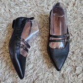 р.37.Балетки/ туфельки Newd нат.шкіра.