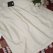 Вовняна спідниця кольору єкрю р. 42 lady bagir