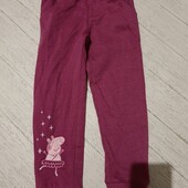 Нові спортивні штани на флісі peppa pig німеччина, р. 98-104см, буде і на 110, див.заміри