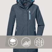 Оригінальна водонепроникна, дихаюча сотшел пальто-парка від killtec розмір 12 років 152