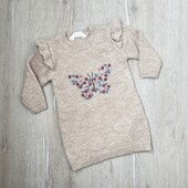 Primark.Тепле плаття для дівчинки 68 см (3-6 місяців)