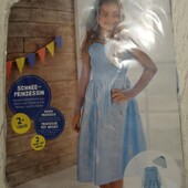 Нове карнавальна сукня з короною на 7-10 років, Німеччина сніжна принцеса, королева