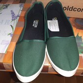 Зелені мокасини сліпони Олдком 40р 25,5-26см