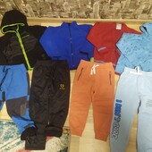 Величезний пакет теплого одягу 104-110