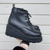 Розпродаж Черевики зимові шкіра з еко шкірою 37 розпродаж