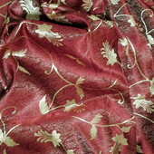 Красивые шторы/хамелеон с шикарным фактурным принтом и фигурными краями